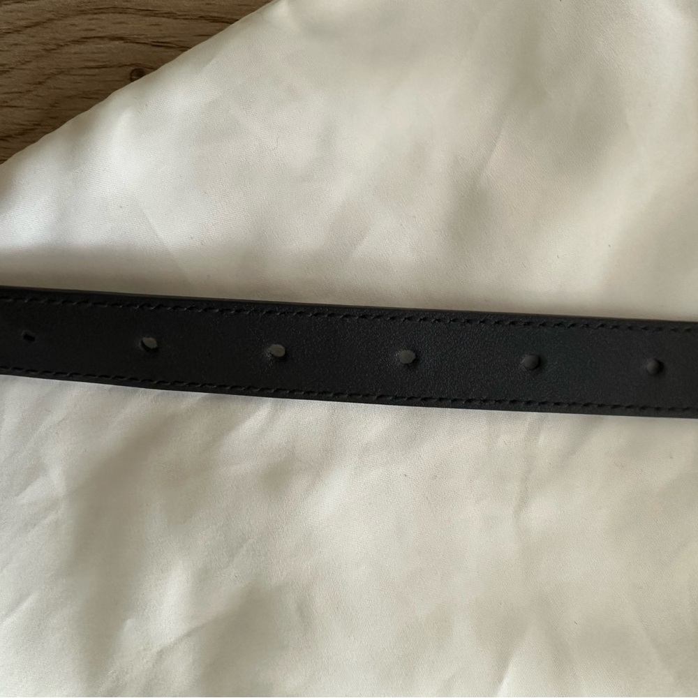Gucci Marmont Thin Belt Black & Gold - Picture 9 of 10